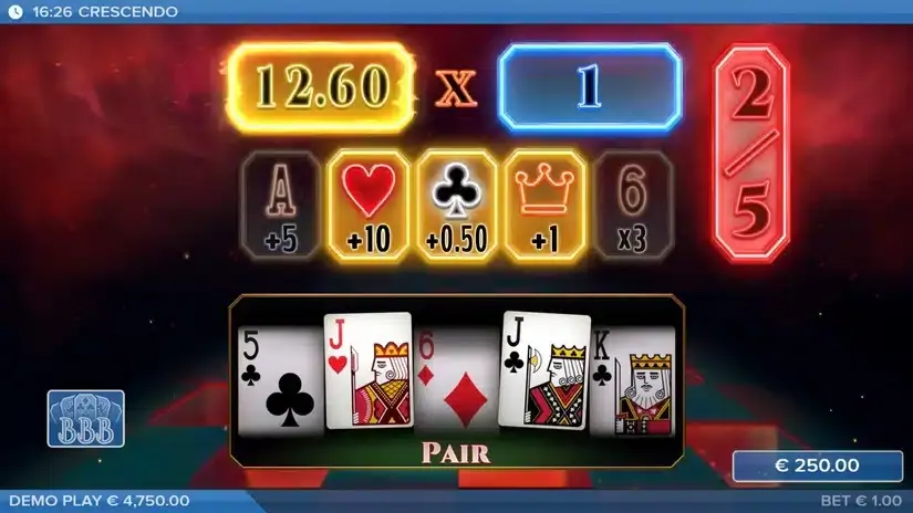 Crescendo slot screenshot 4