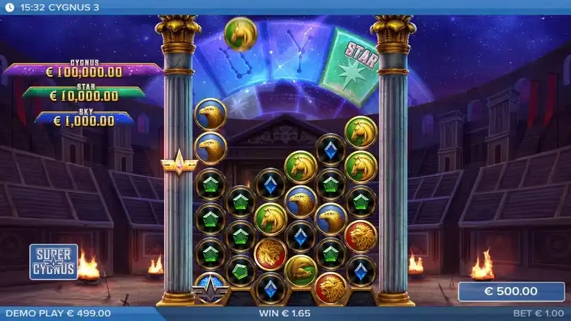 Cygnus 3 slot screenshot 2