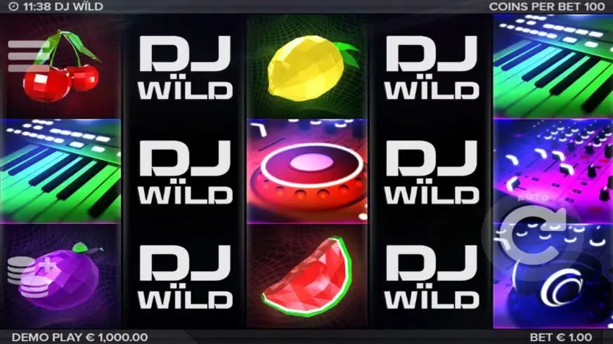 DJ Wild slot screenshot 1