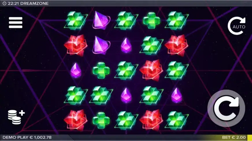 Dreamzone slot screenshot 1