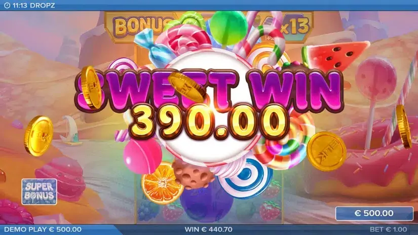 Dropz slot screenshot 