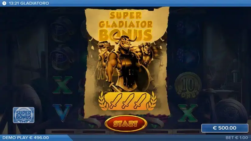 Gladiatoro slot screenshot 4