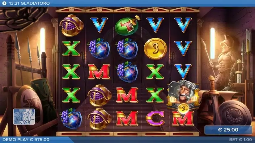 Gladiatoro slot screenshot 2