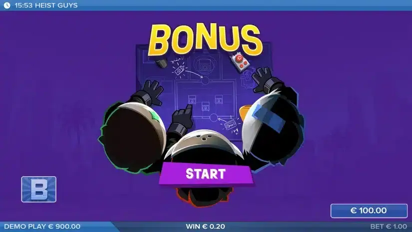 Heist Guys slot screenshot 3