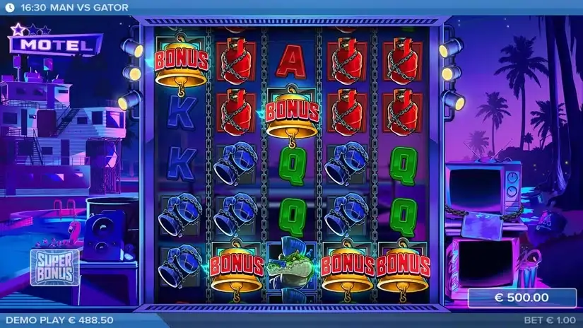 Man vs Gator slot screenshot 3