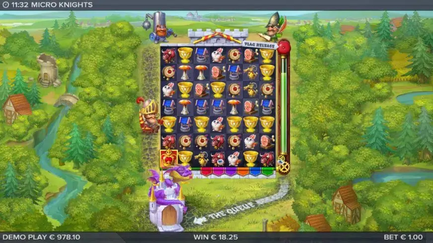 Micro Knights slot screenshot 4