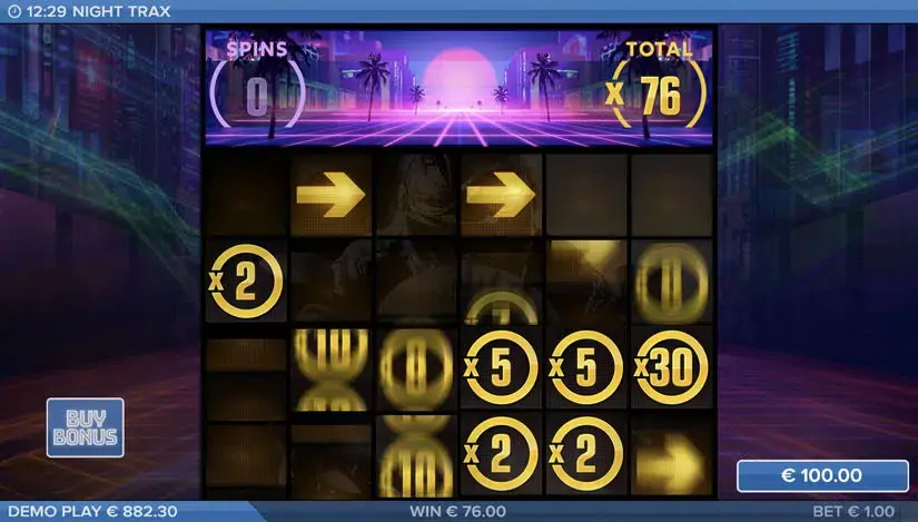 Night Trax slot screenshot 12