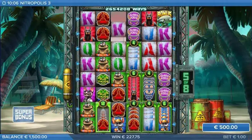 Nitropolis 3 slot screenshot 3