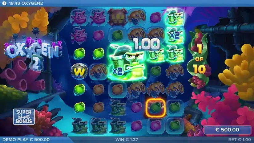 Oxygen 2 slot screenshot 3