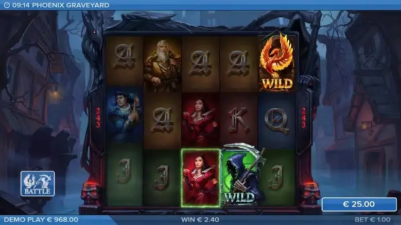 Phoenix Graveyard slot screenshot 3