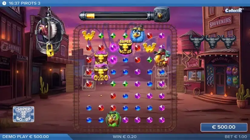 Pirots 3 slot screenshot 2