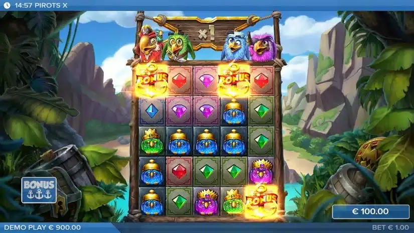 Pirots X slot screenshot 2