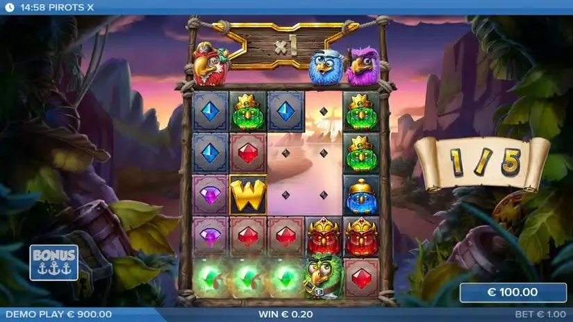 Pirots X slot screenshot 4