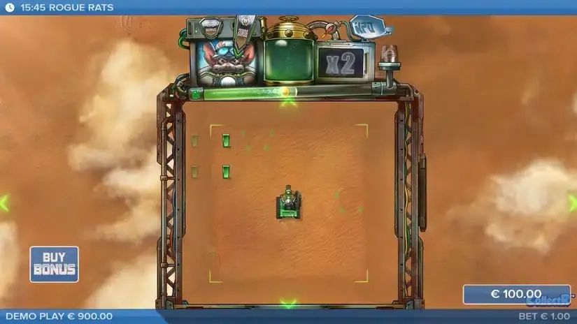 Rogue Rats of Nitropolis slot screenshot 2