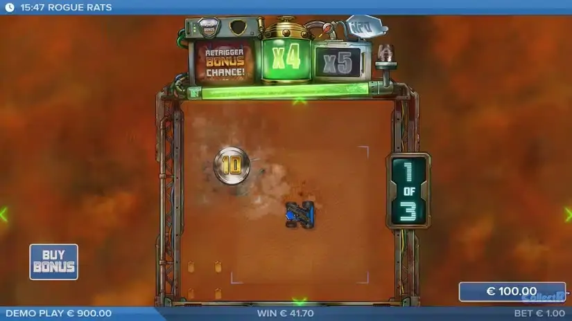 Rogue Rats of Nitropolis slot screenshot 