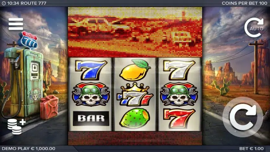 Route 777 slot screenshot 1