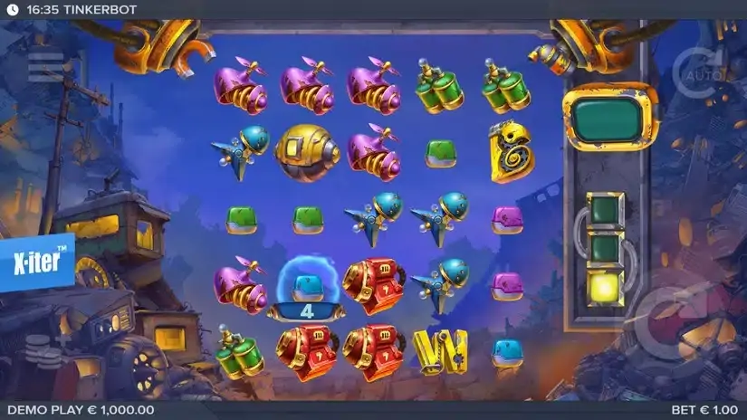 Tinkerbot slot screenshot 