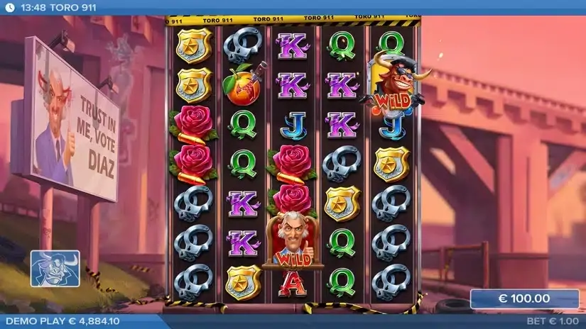 Toro 911 slot screenshot 4