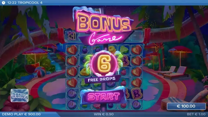 Tropicool 4 slot screenshot 3