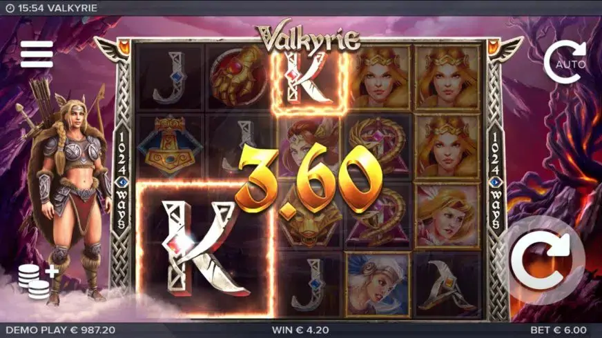 Valkyrie slot screenshot 3