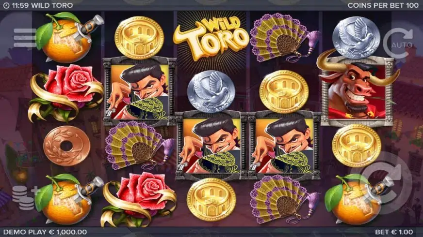 Wild Toro slot screenshot 