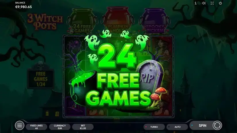 3 Witch Pots slot screenshot 4