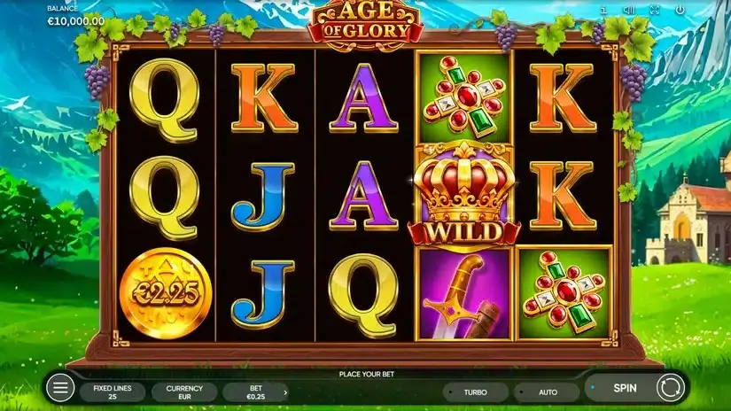 Age of Glory slot screenshot 