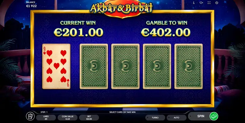 Akbar & Birbal slot screenshot 3