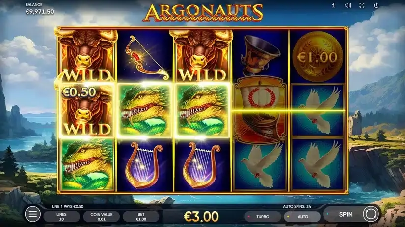 Argonauts slot screenshot 3