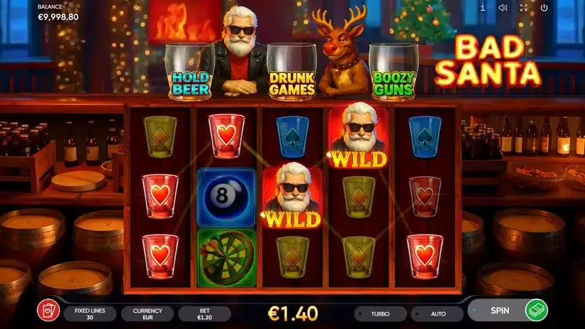 Bad Santa slot screenshot 2