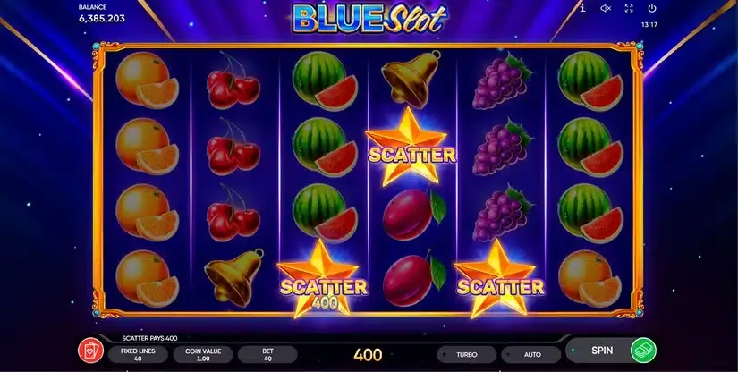 Blue Slot slot screenshot 3