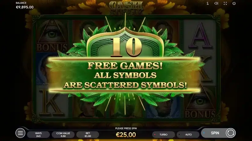 Cash Streak slot screenshot 4