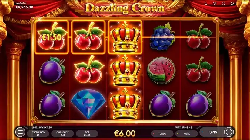 Dazzling Crown slot screenshot 4