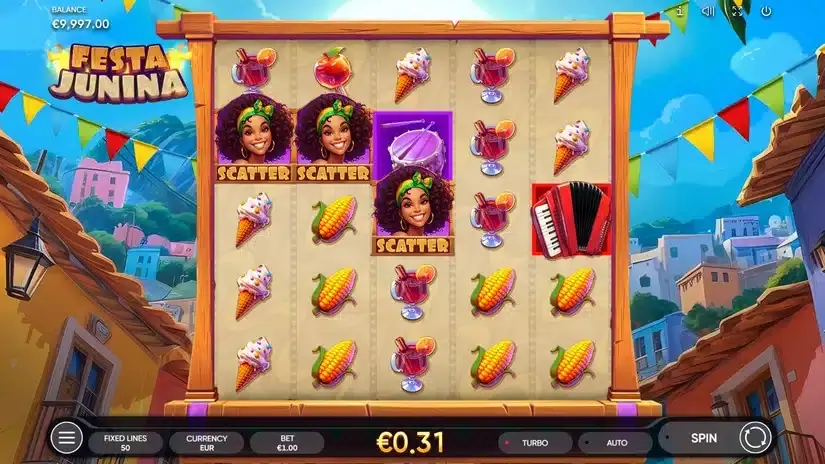 Festa Junina slot screenshot 2