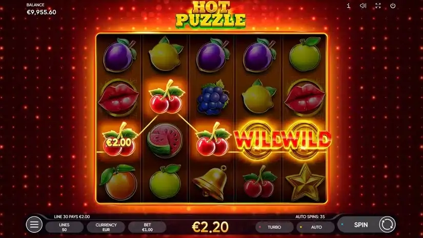 Hot Puzzle slot screenshot 3