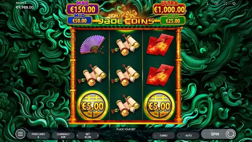 Jade Coins slot screenshot 3