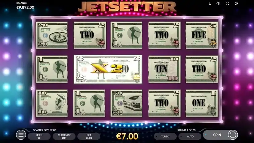 Jetsetter slot screenshot 4