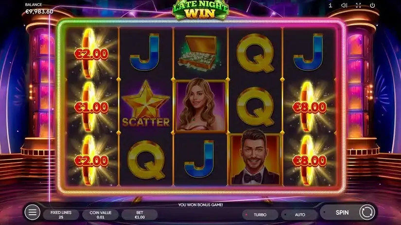 Late Night Win slot screenshot 3