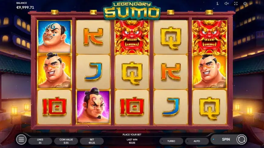 Legendary Sumo slot screenshot 1