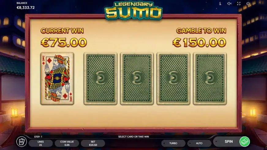 Legendary Sumo slot screenshot 2