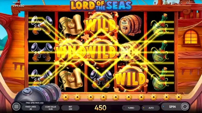 Lord Of The Seas slot screenshot 4