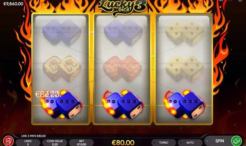 Lucky Dice 3 slot screenshot 2