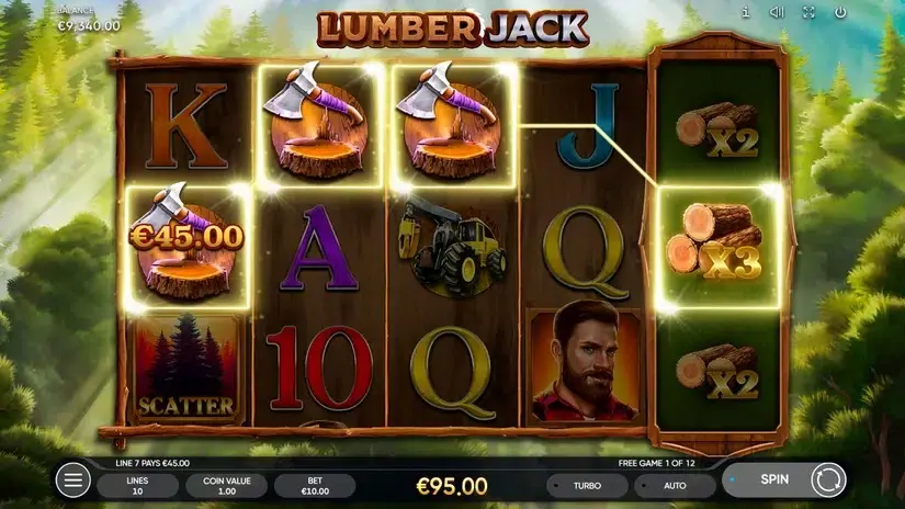 Lumber Jack slot screenshot 5