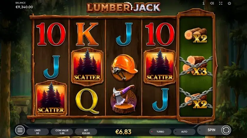 Lumber Jack slot screenshot 3