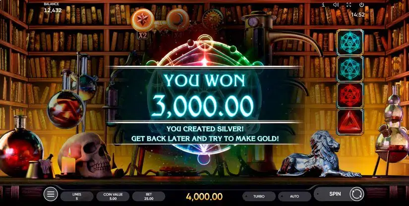 Magnum Opus slot screenshot 9