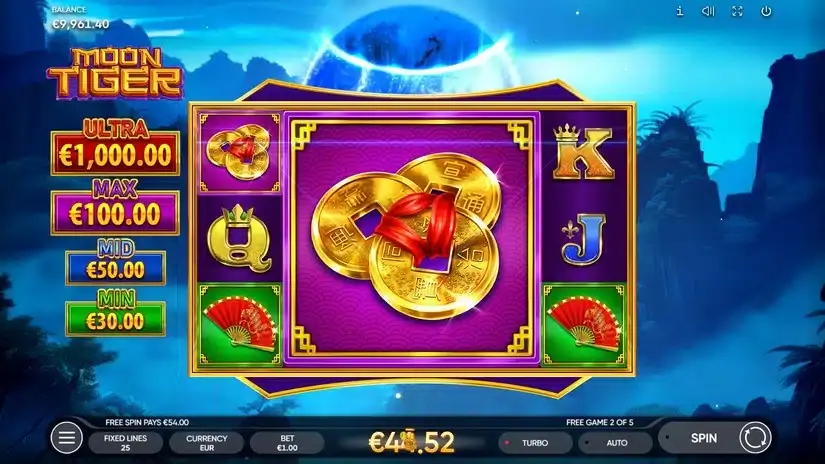 Moon Tiger slot screenshot 6