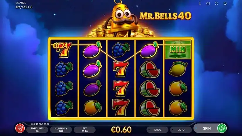 Mr. Bells 40 slot screenshot 