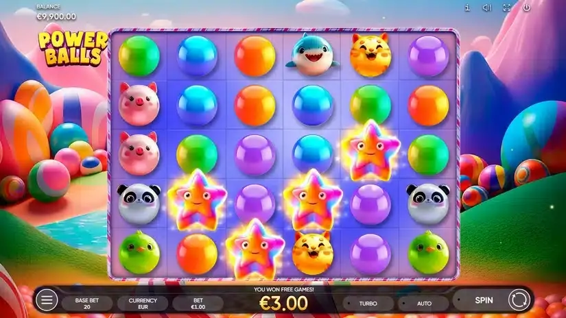 Power Balls slot screenshot 