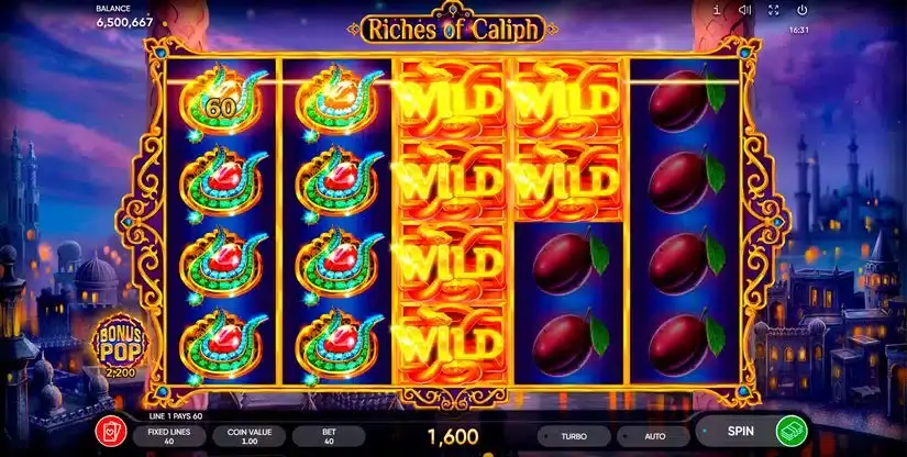 Riches of Caliph slot screenshot 4