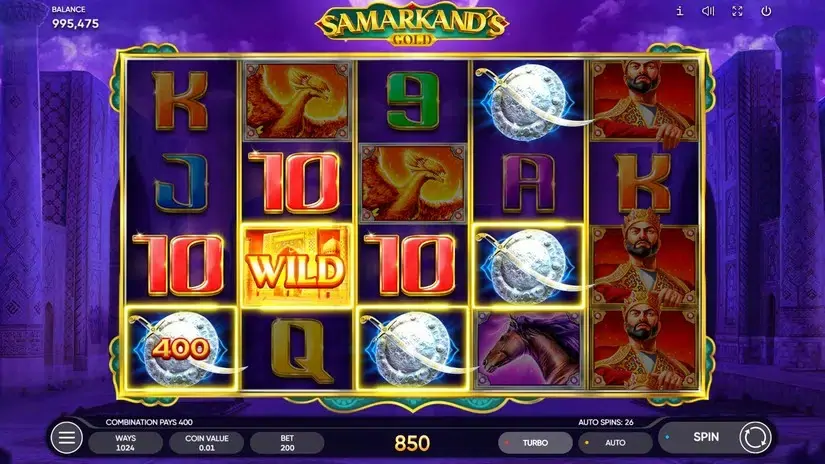 Samarkand’s Gold slot screenshot 4
